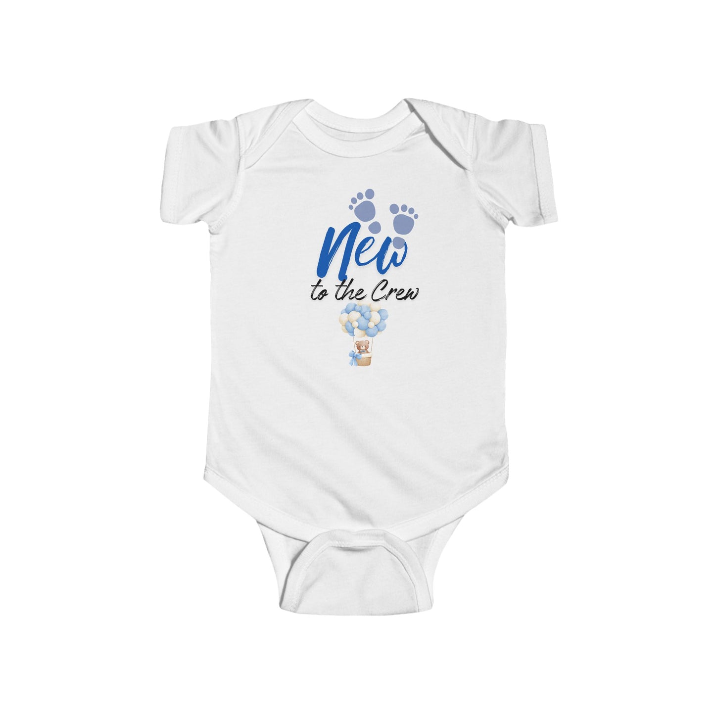 Newborn Welcome Bodysuit - 'New to the Crew' Design