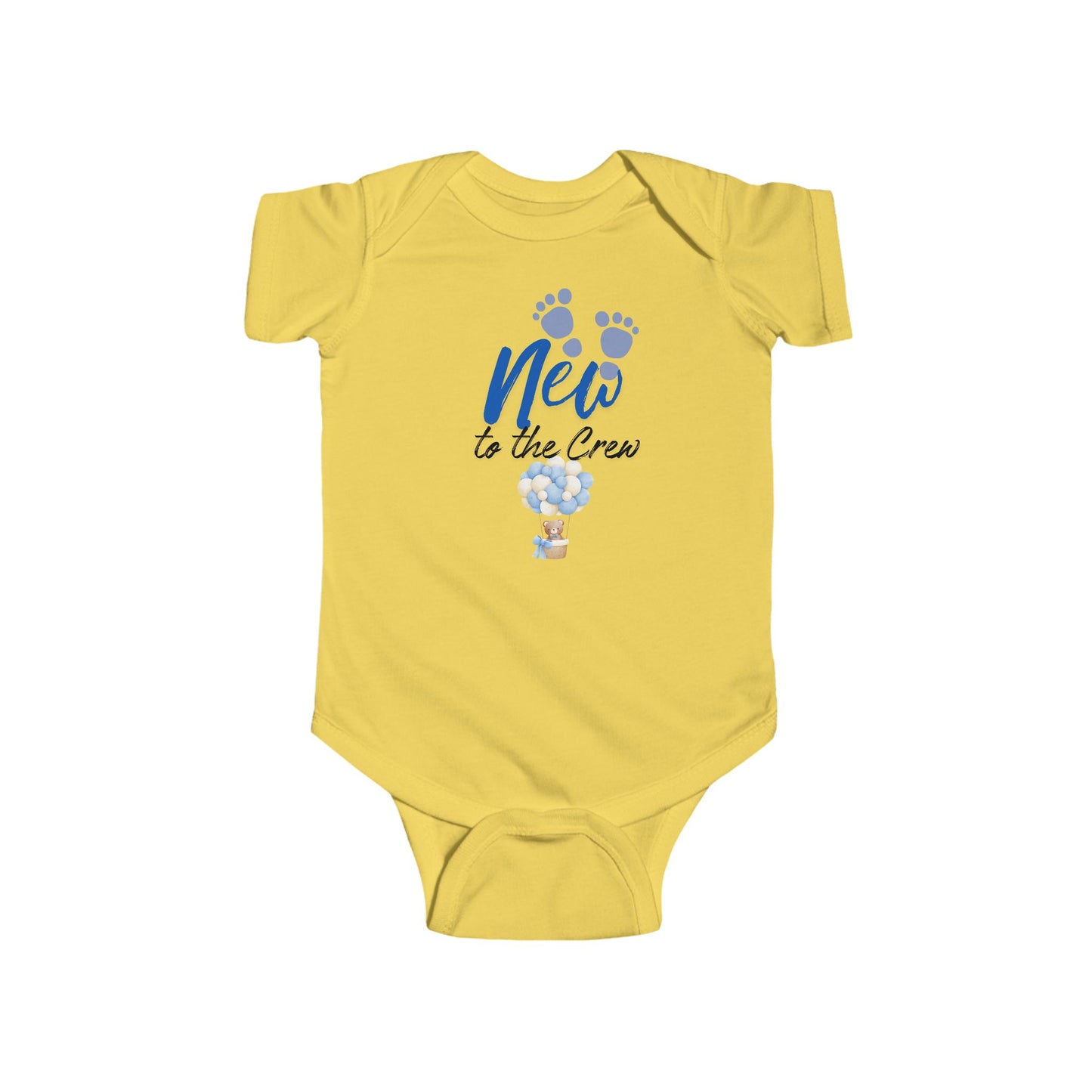 Newborn Welcome Bodysuit - 'New to the Crew' Design