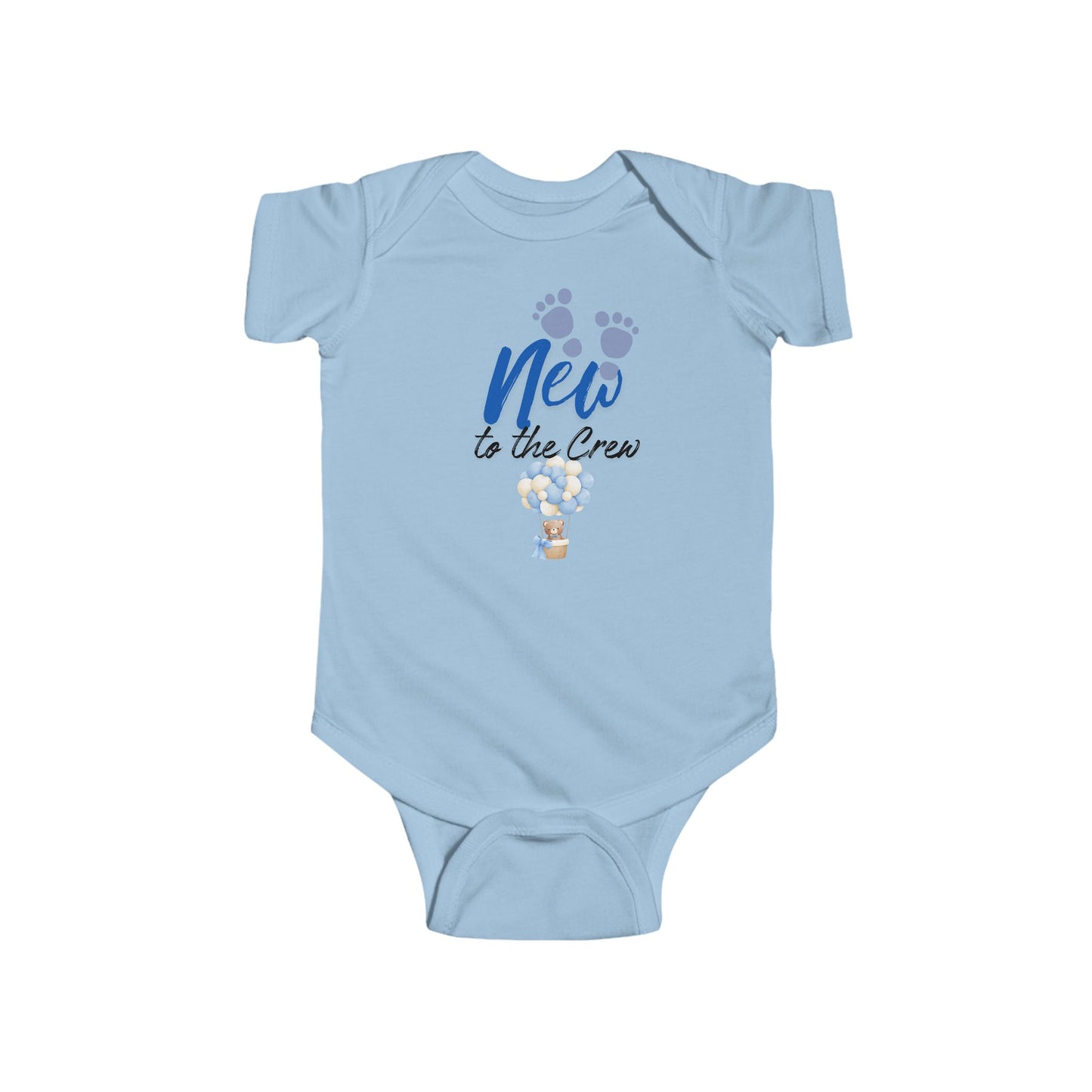 Newborn Welcome Bodysuit - 'New to the Crew' Design