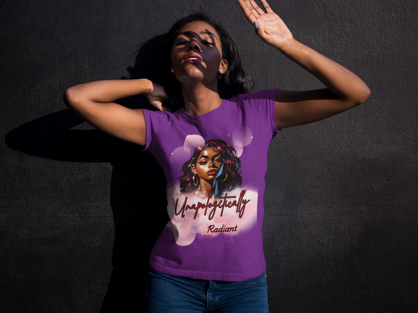 Unapologetically Radiant T-Shirt – Shine Without Limits