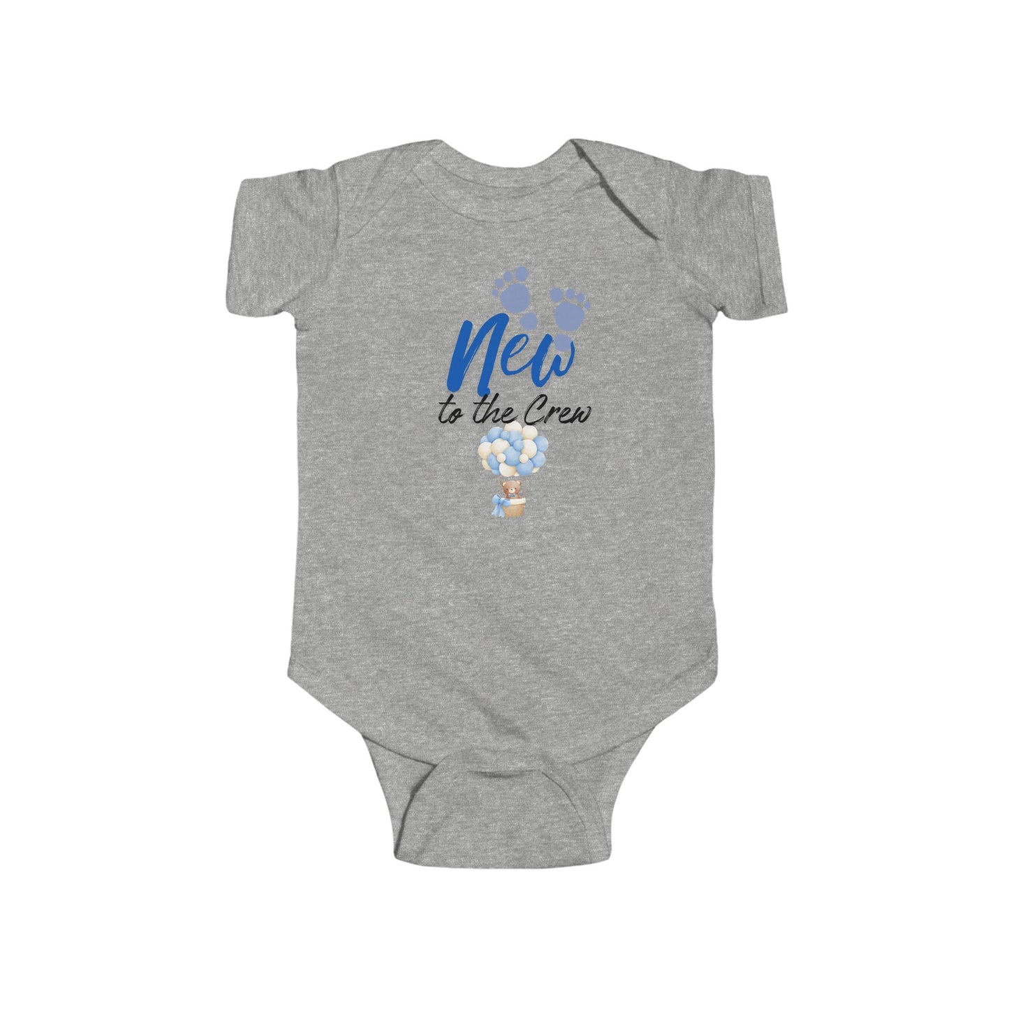 Newborn Welcome Bodysuit - 'New to the Crew' Design