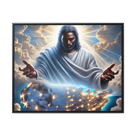 A Powerful Vision of Hope – Black Jesus Watching Over the USA